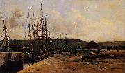 Charles-Francois Daubigny Fishing Port Germany oil painting reproduction